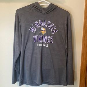 NFL Team Apparel: Minnesota Vikings Football Light Sweatshirt